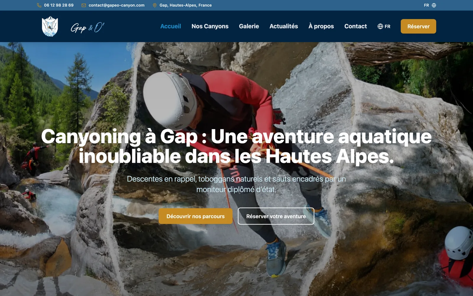 Home page of the Gapeo — Gap & O' website